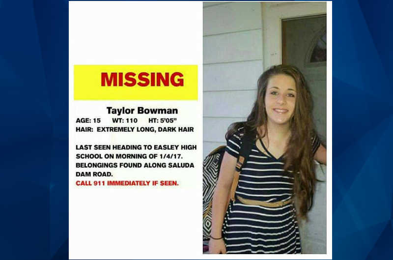 Taylor Bowman missing