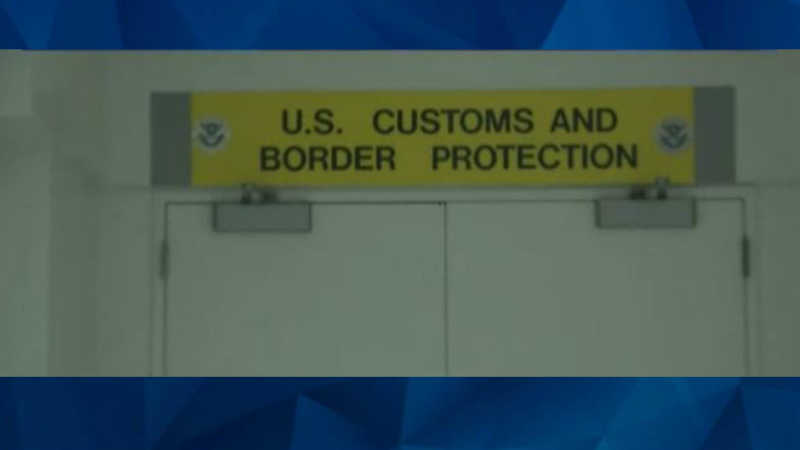 Us Customs sign