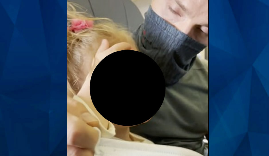 Toddler refuses to wear mask
