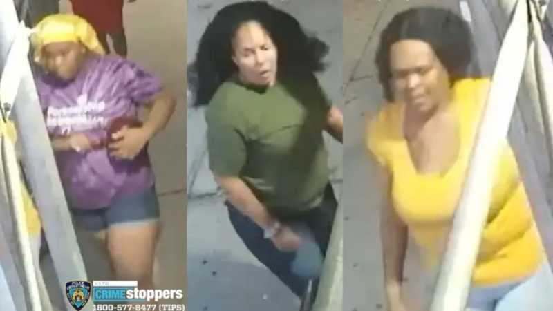 Brutal Assault Of Nyc Woman Using Walker Caught On Camera Suspects