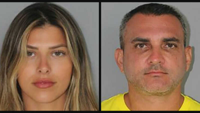 mugshots of Enzo and Daniela Dalmazzo