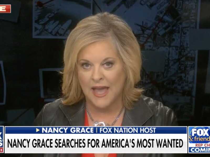 This is a photo of Nancy Grace on Fox News