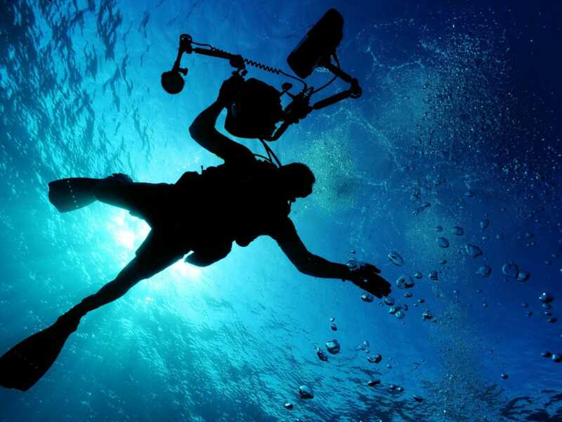Photo of a scuba diver