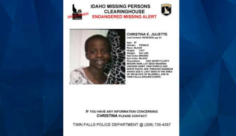 Bolo 7 Year Old Idaho Girl Missing Since Sunday Crime Online 5723