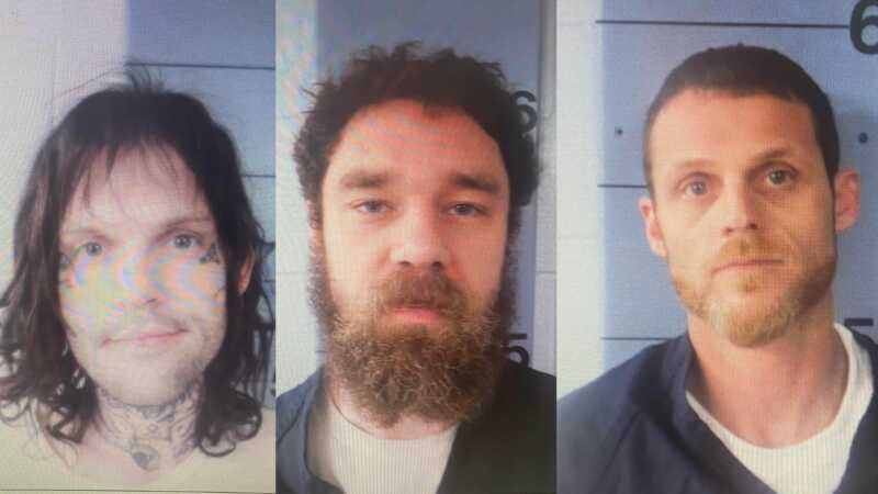 Photo of Lance Justin Stephens, Matthew Allen Crawford, and Christopher Allen Blevins