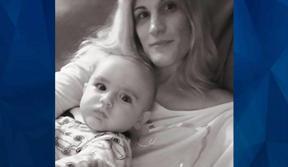 Heather Reynolds and baby Axel