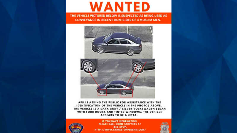 Dark-colored sedan may be tied to Albuquerque murders/Albuquerque Police Department