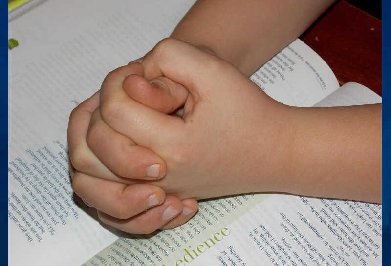 boy praying