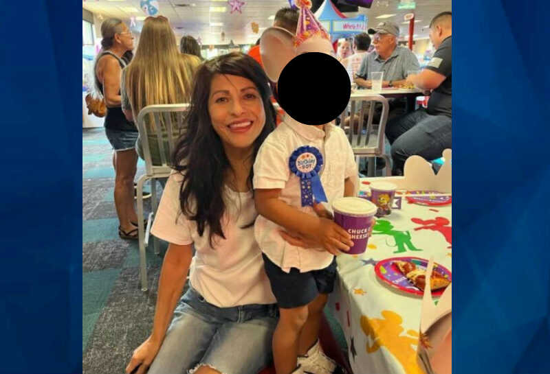 missing woman with child