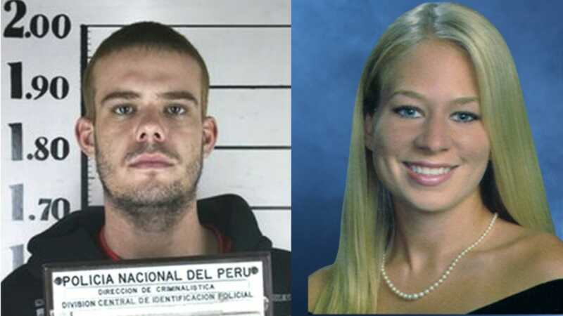 Mug shot of Joran van der Sloot side by side with photo of Natalee Holloway