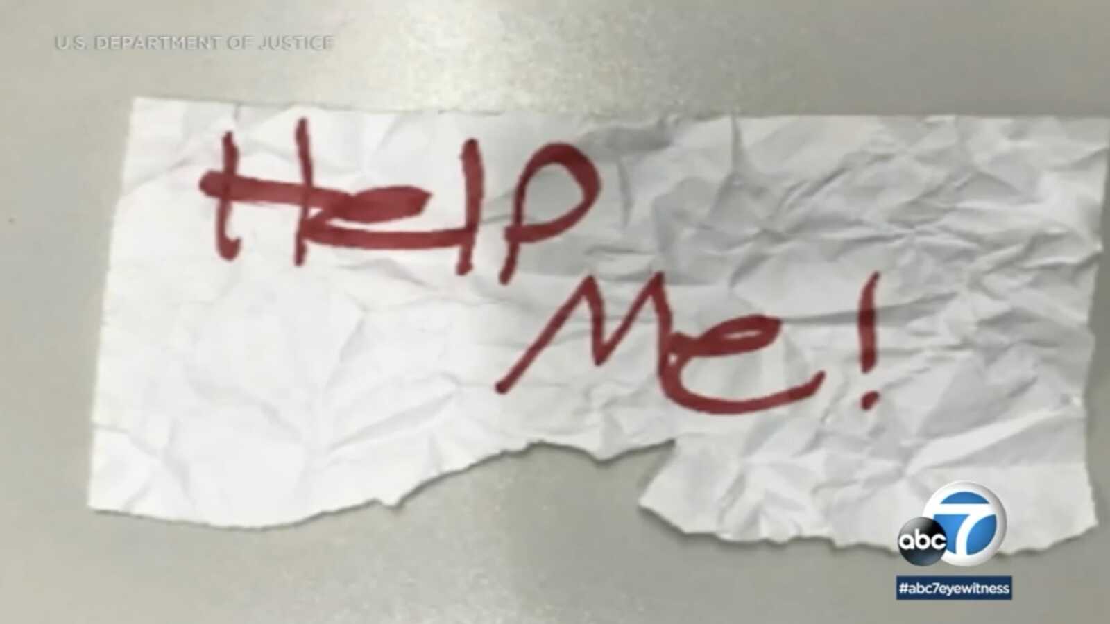 Good Samaritan Spots Kidnapped 13-Year-Old Girl’s ‘Help Me!’ Note, Calls Police