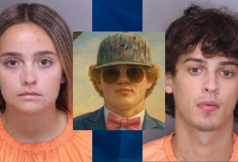 Gianna Helene Kistenmacher and Devan Raper/Florence County Sheriff's Office. Inset: Trey Wright/Carolina Funeral Home