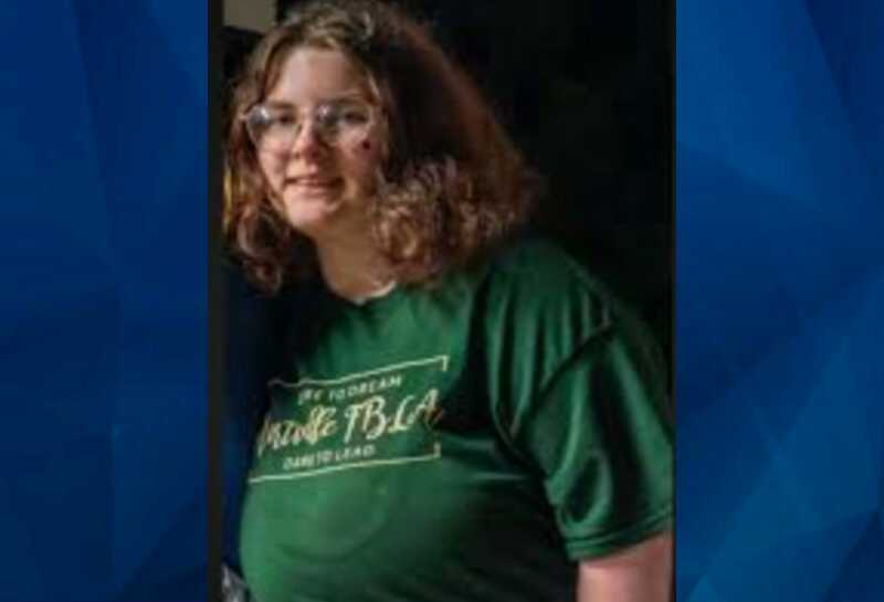 Jasmine Alexis McKee in green shirt