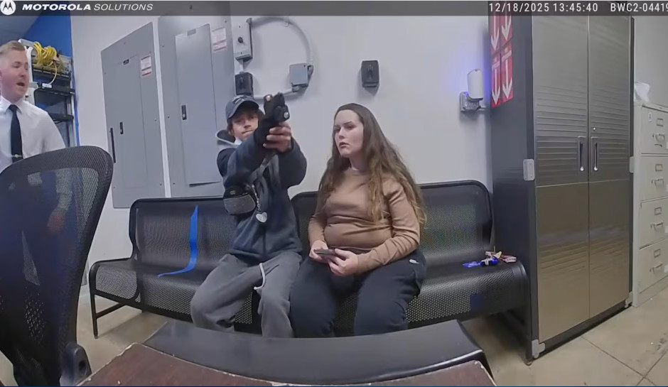 SEE IT: Shoplifting Suspect Pulls Gun on Officer; Subdued by Walmart Employee