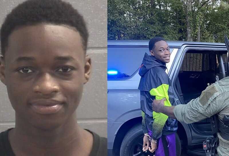 Kaomarion Kendrick, amiling in mugshot